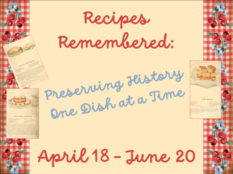 recipes remembered